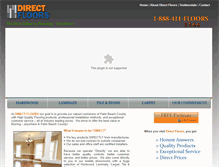 Tablet Screenshot of direct-floors.com